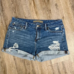 Joe’s • Distressed Denim Cuffed Shorts